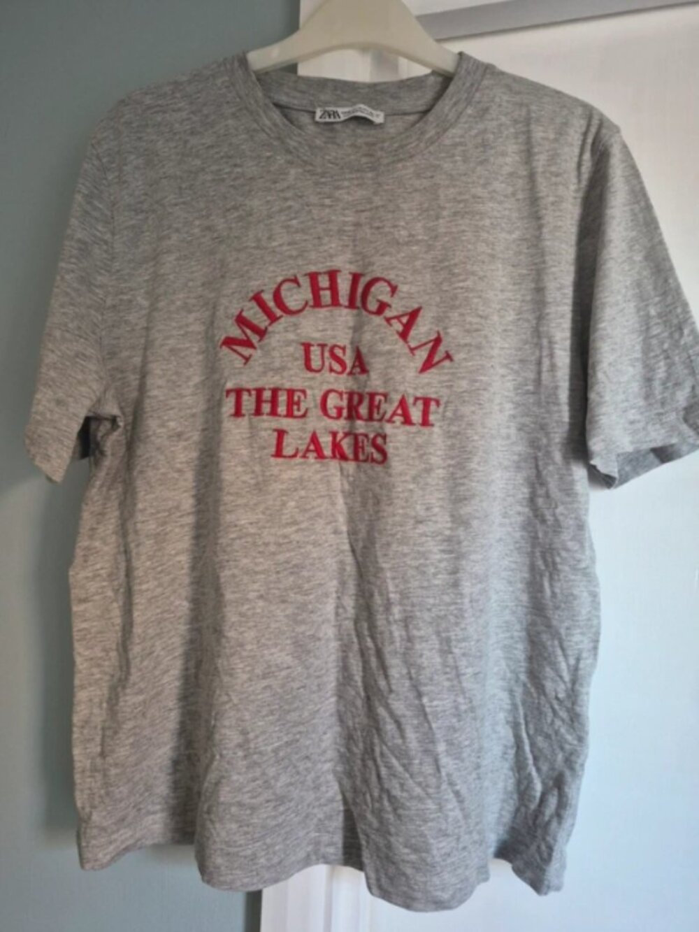 Zara Fab Michigan T‑shirt – Size M